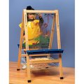Childcraft Double Adjustable Art Easel, Clear Panels, 24 x 26-7/8 x 44-1/2 Inches 95828